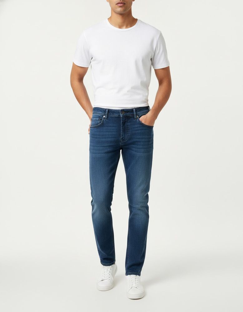 Classic Blue Slim Fit Jeans