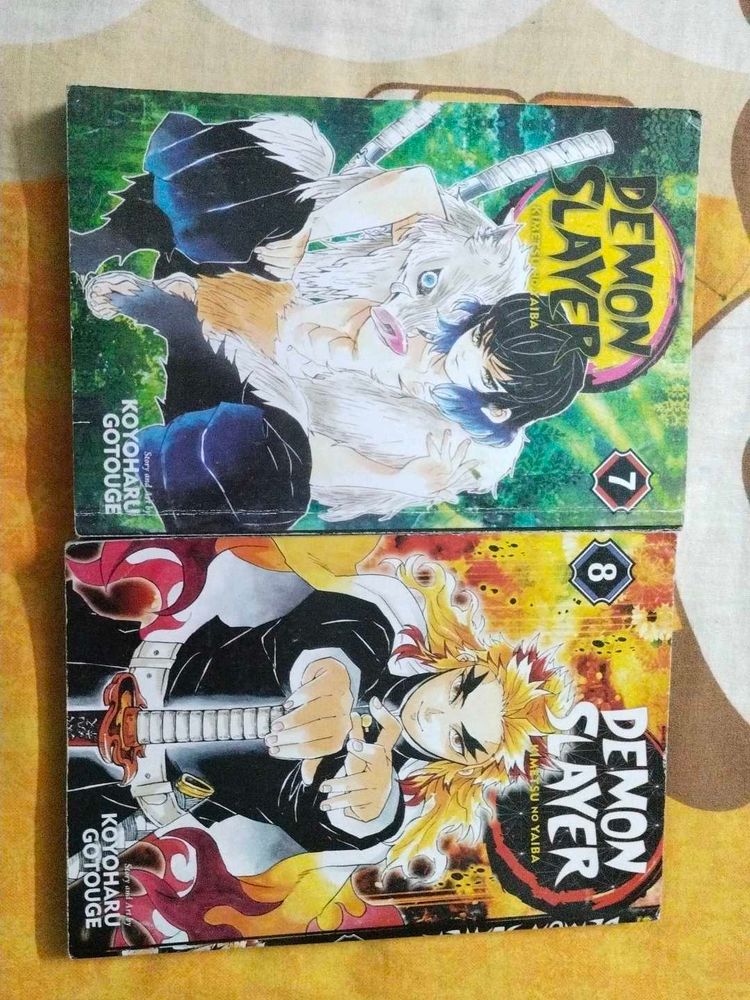 🚨ORIGINAL🚨Demon Slayer Manga Volumes 7&amp;8