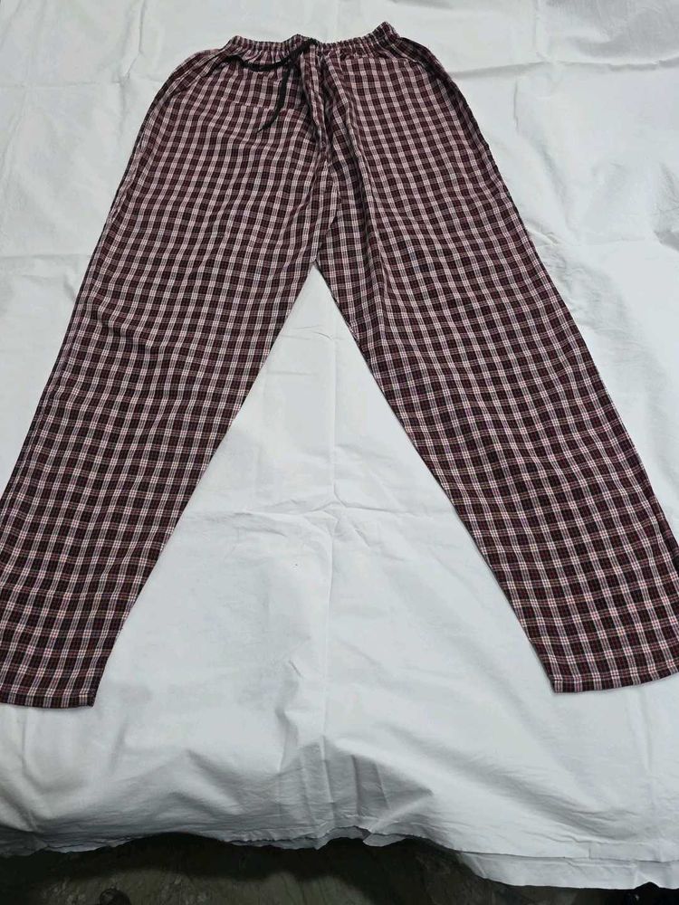 Comfortable Checked Palazzos