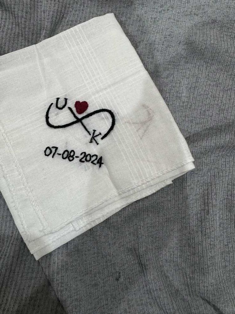 custom embroidered hankie