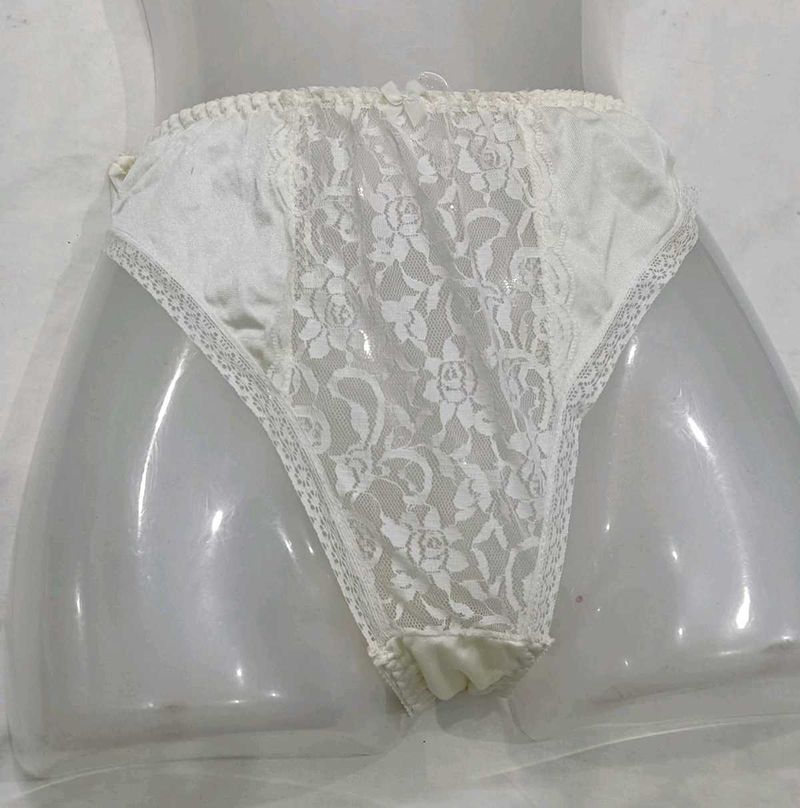 ❤️‍🔥 White Lace Briefs