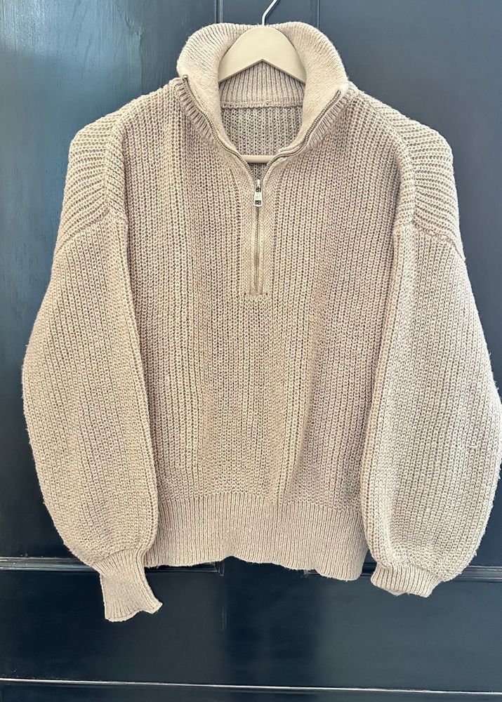 Cozy Knit Half-Zip Sweater