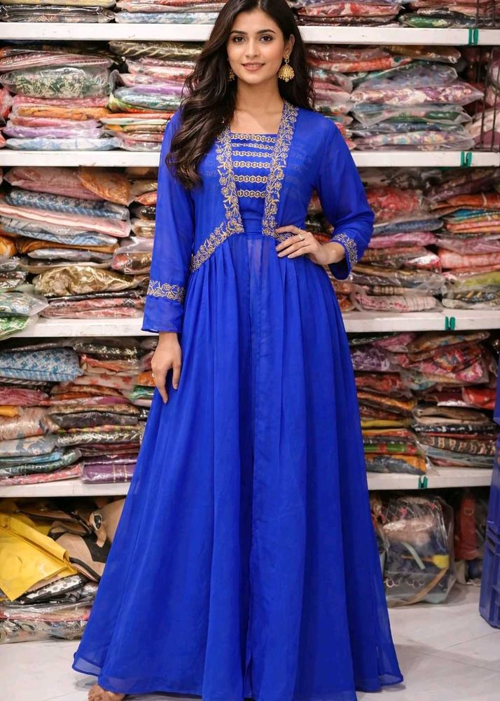 Royal Blue Jacket with unsteach