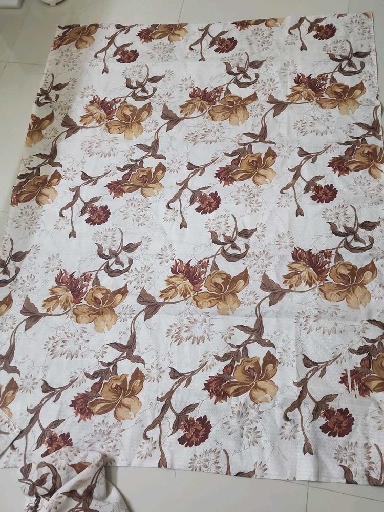 Beautiful Floral Fabric curtains set of 2