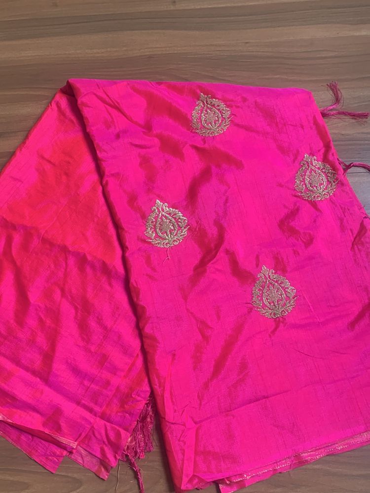 Price Drop💥💥 Beautiful Pink colour Silk Saree