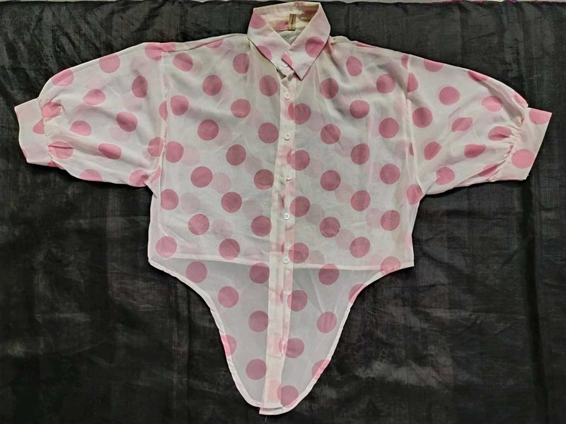 Shirt Top with Knot