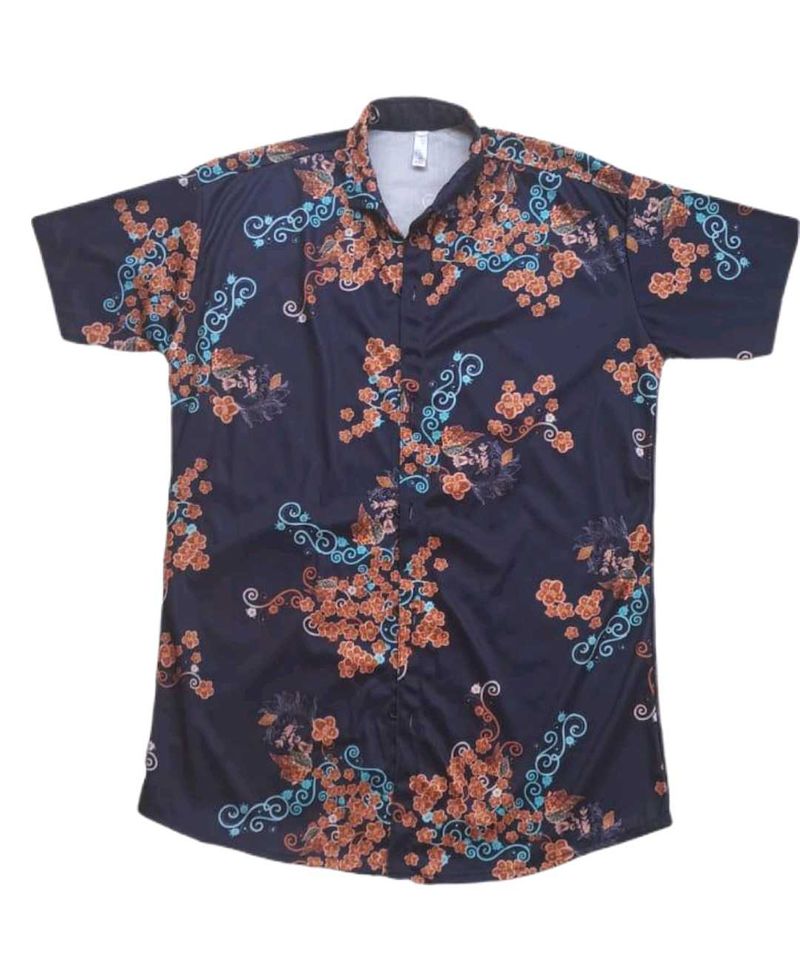 Men's Short Sleeve Printed Shirt