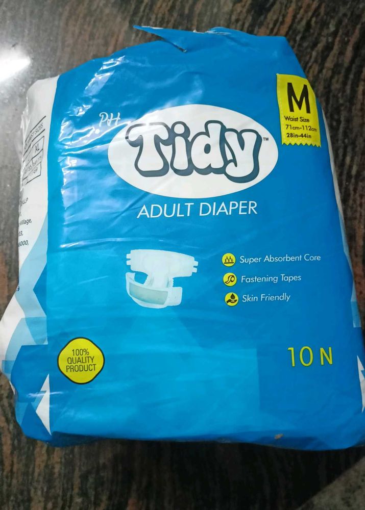Tidy Adult Diapers.