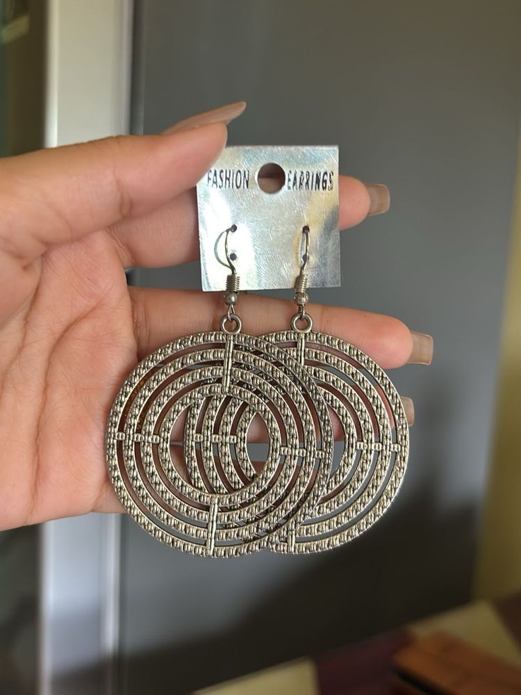 Geometric Hoop Earrings