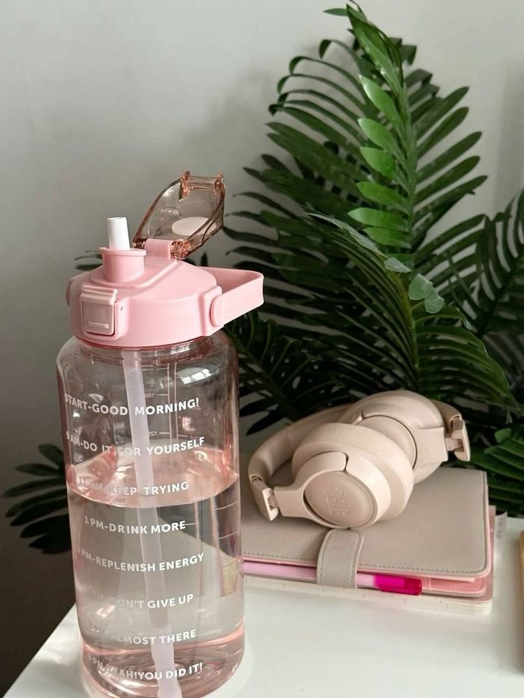 Motivational Sipper Bottle - Leakproof with Straw