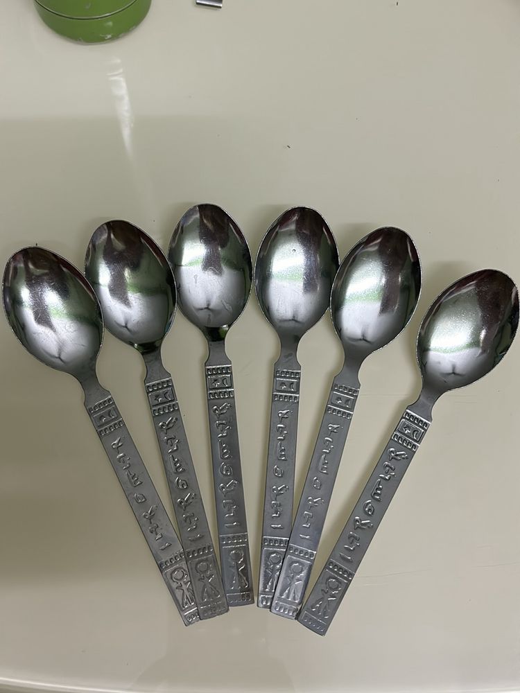 6 pieces spoons