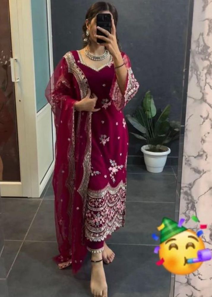 Elegant Embroidered Kurta Set