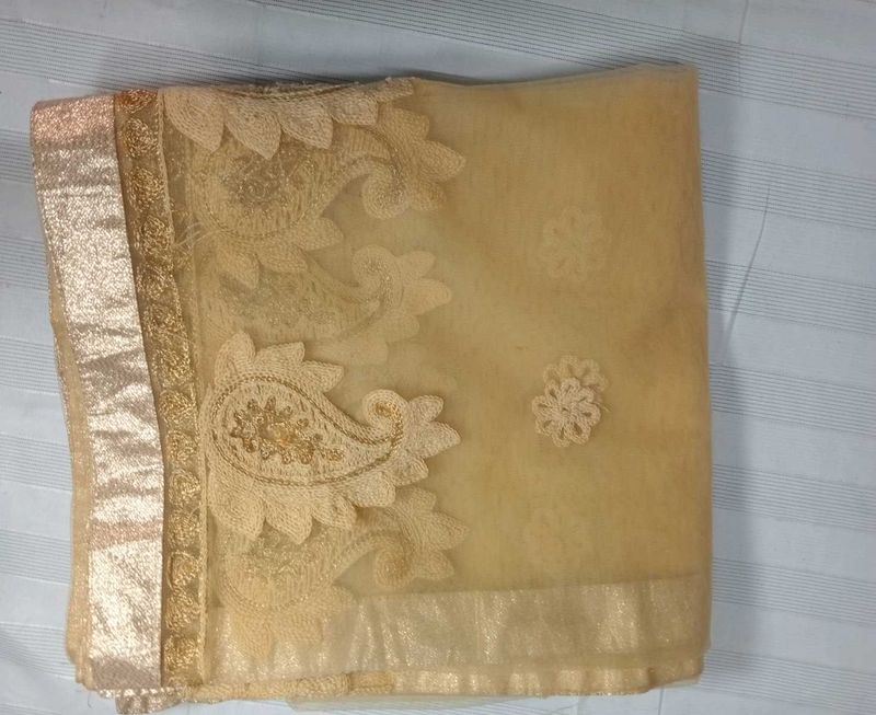Elegant Embroidered thread work dupatta