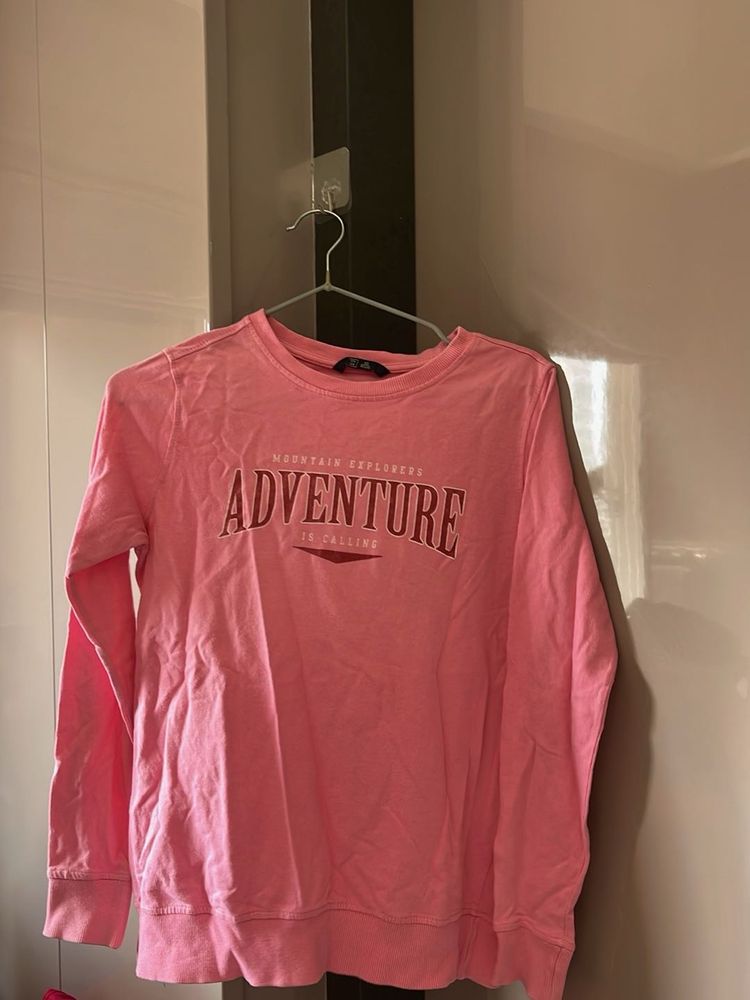 Pink "Adventure" Sweatshirt