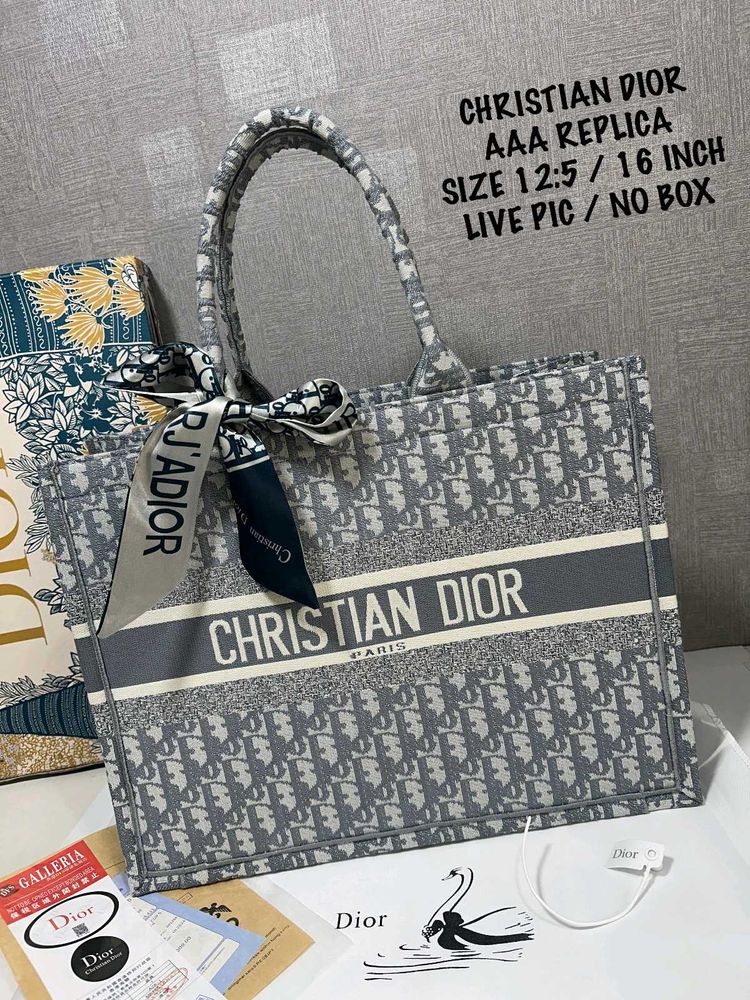 CHRISTIAN DIOR**BOOK TOTE BAG**AAA REPLICA*