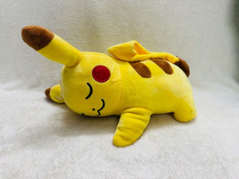 sleeping Pikachu Plush Toy