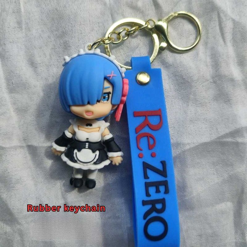 Re:Zero Rem Rubber Keychain