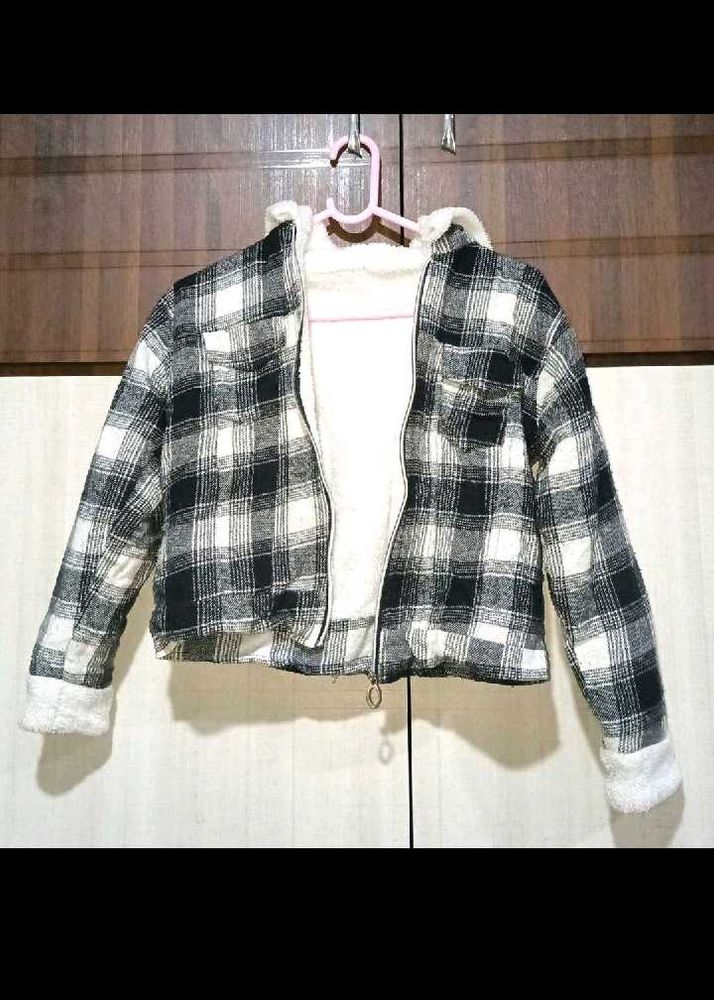Check Print Jacket