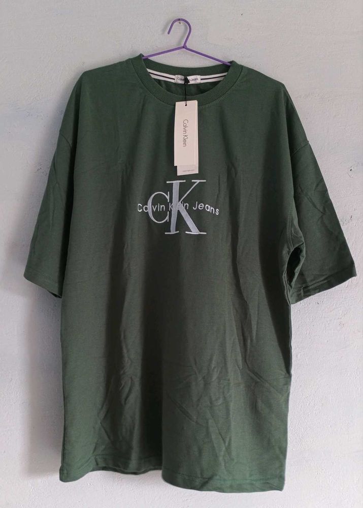 Calvin Klein Jeans Green T-Shirt