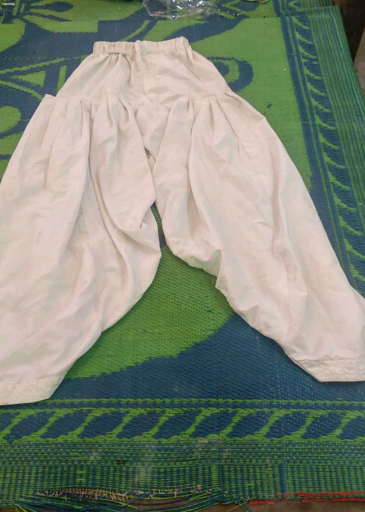 White Patiala Pants