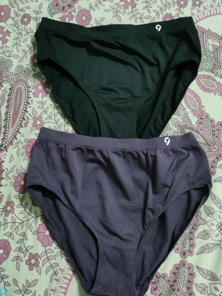 Full Coverage High Waste Panties Combo Of 2
