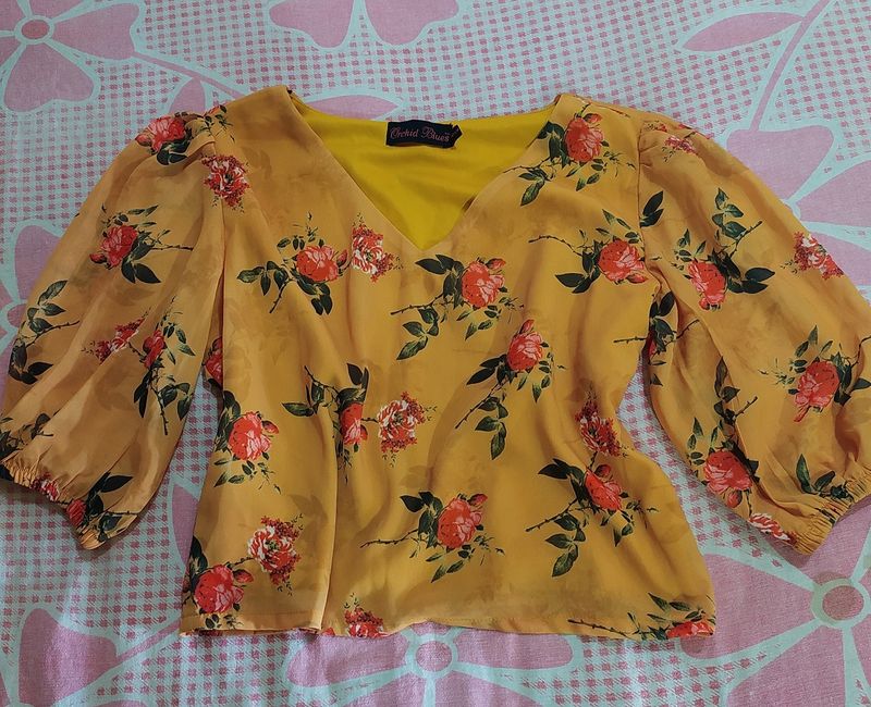Floral Crop Top
