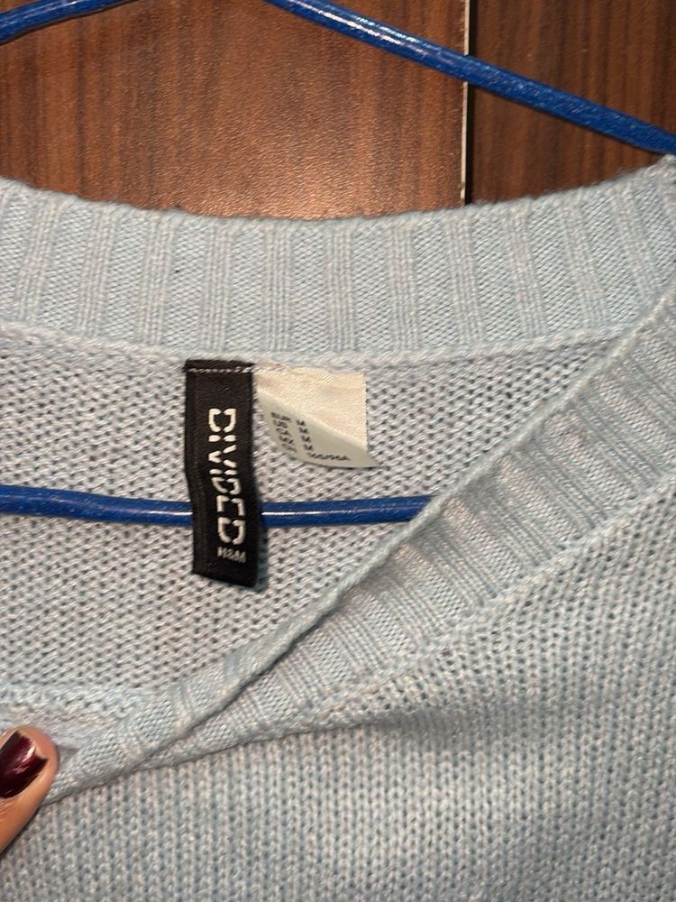 Light Blue Knit Sweater
