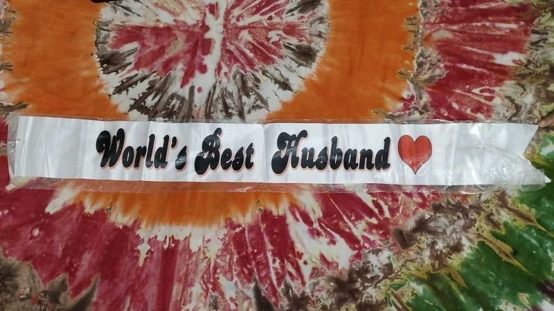 World's Best Husband Sash