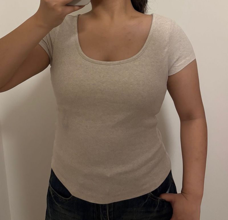 Ribbed Knit crop top