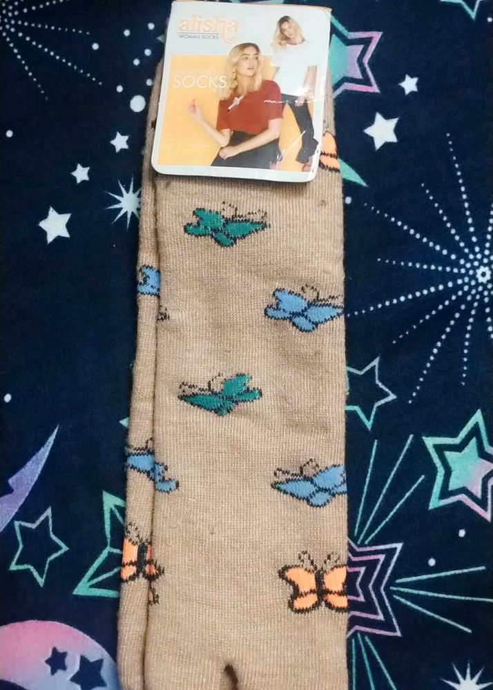 Cute Butterfly Pattern Socks