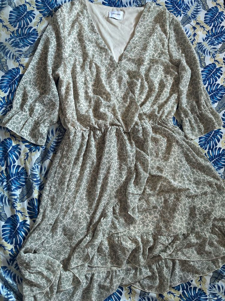 Floral Print Wrap Dress