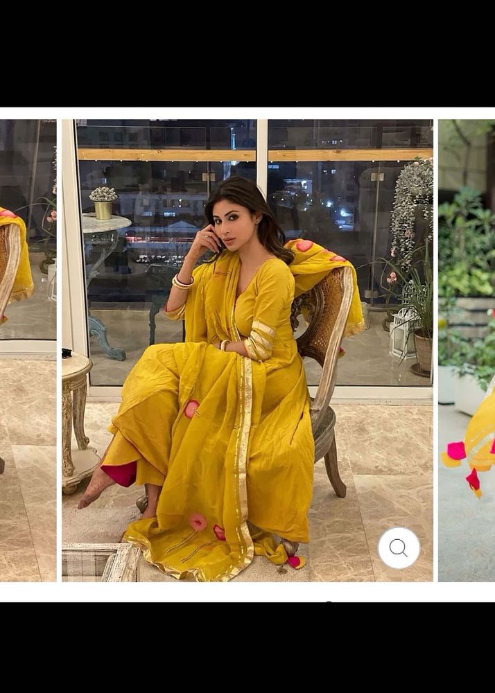 Yellow Kurta Set with Dupatta