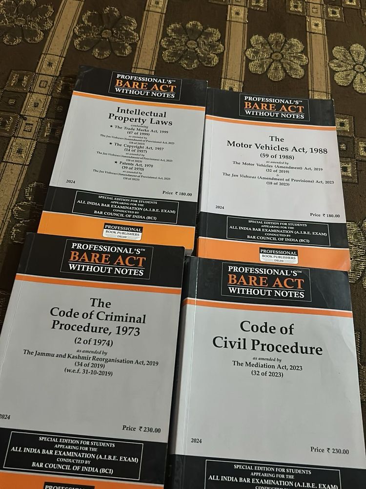 Professional Bare Acts - Law Books Set 4