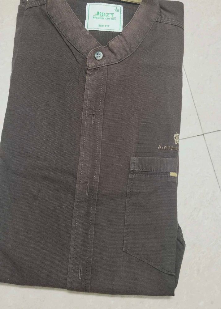 Men's Brown Kurta