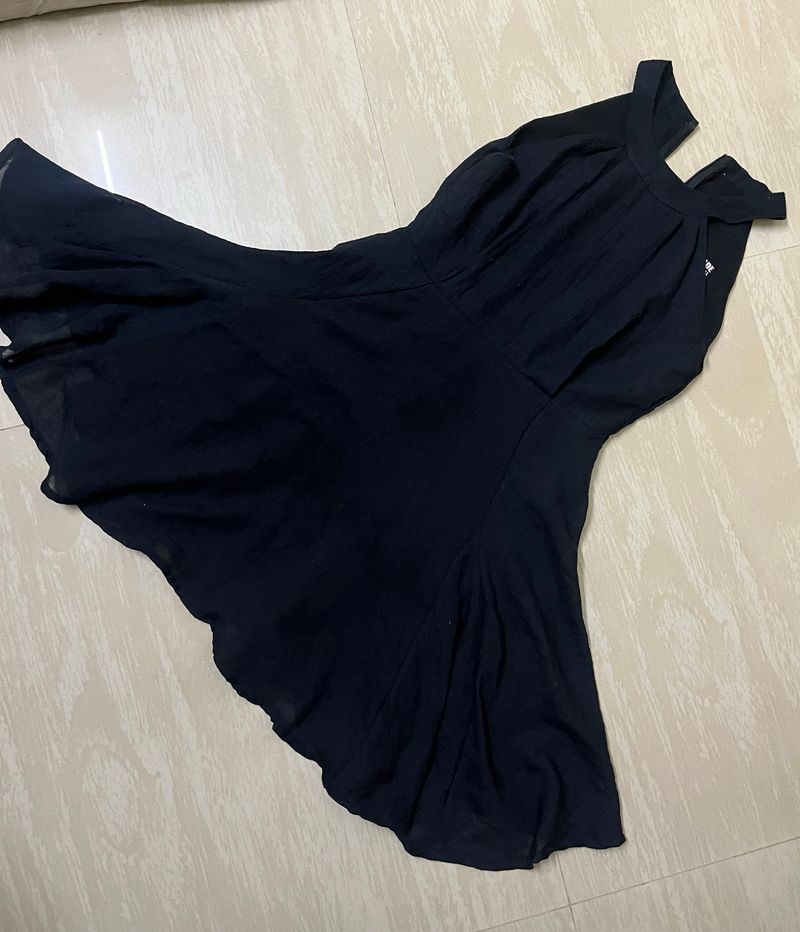 Korean Black Dress