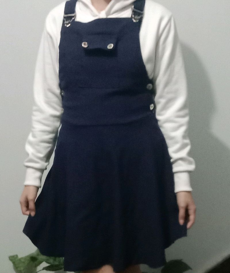 Navy Blue Jumper Dress