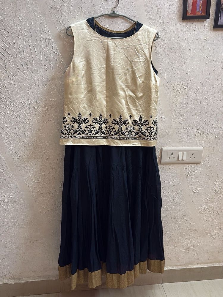 Indowestern Ethnic gown with jacket