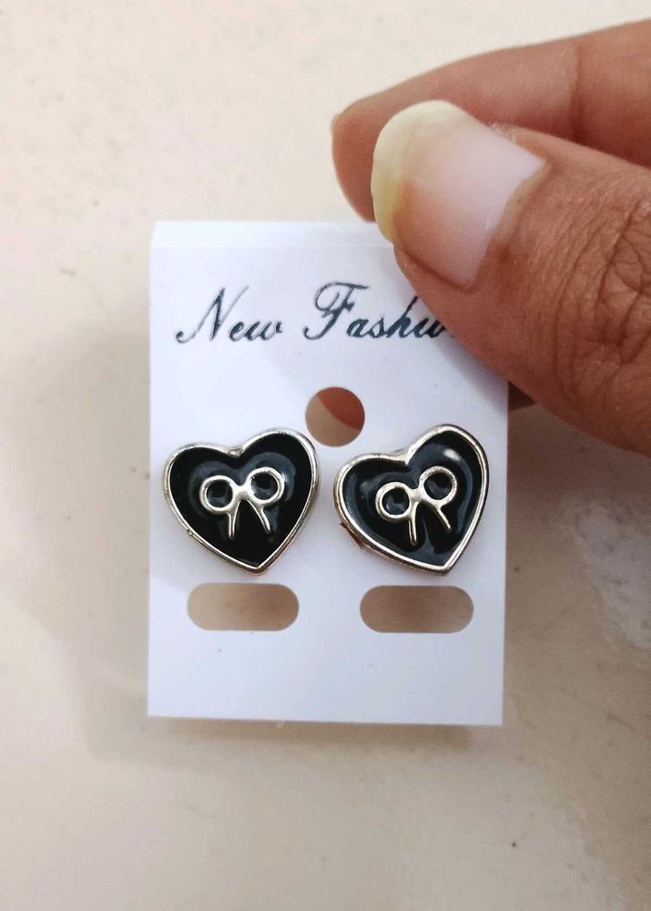 Heart Stud Earrings