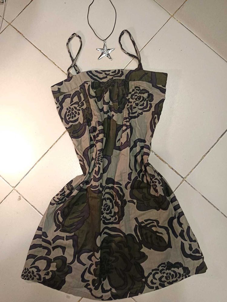 vintage olive dress