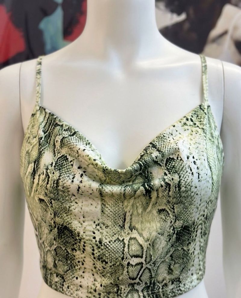 Snake Print Cami Top