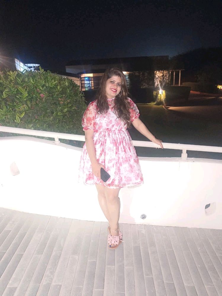 Floral Organza Dress