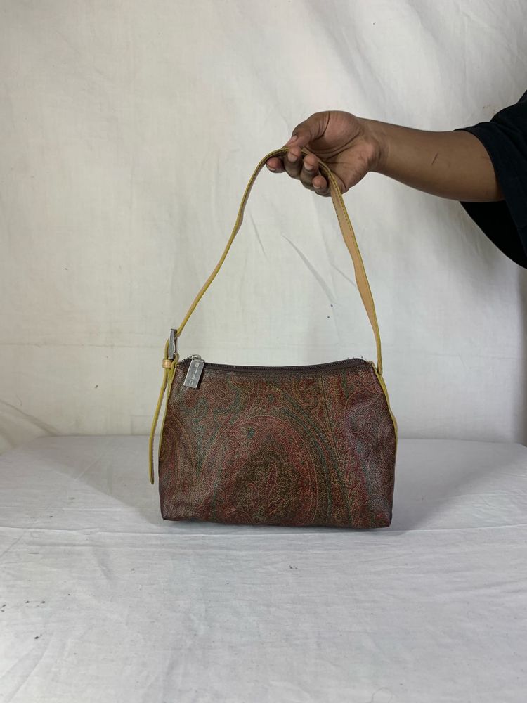Vintage ETRO Milano Paisley Shoulder Bag