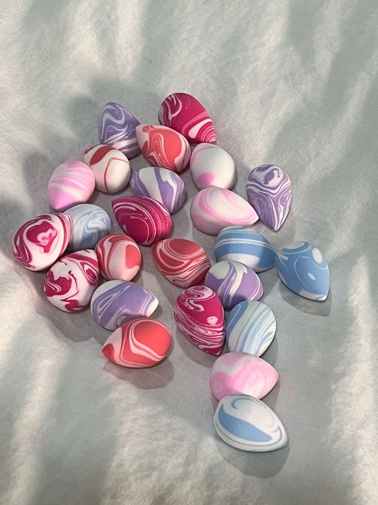 Marbled Makeup Sponges 24 pcs