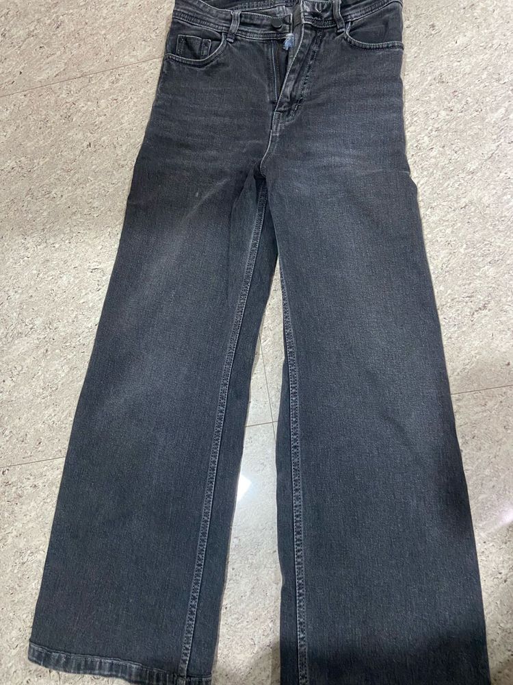 Dark Wash Wide Leg Jeans