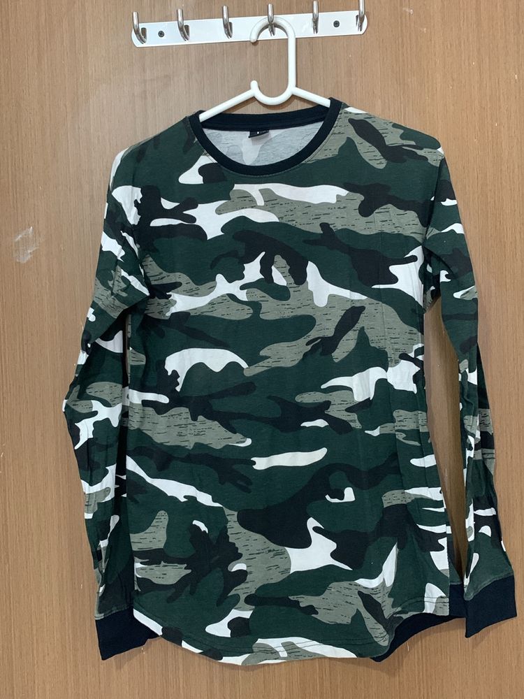 Army print T-Shirt