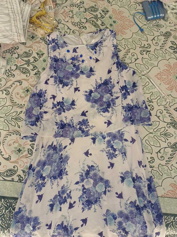Floral Layered Dress