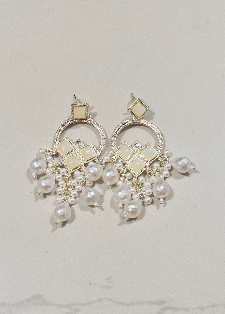 Elegant Pearl Drop Earrings