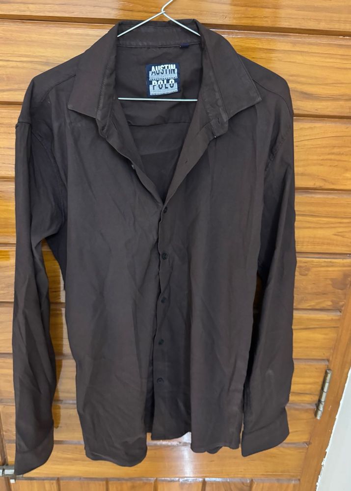 Austin Polo Men's Brown Shirt🤎