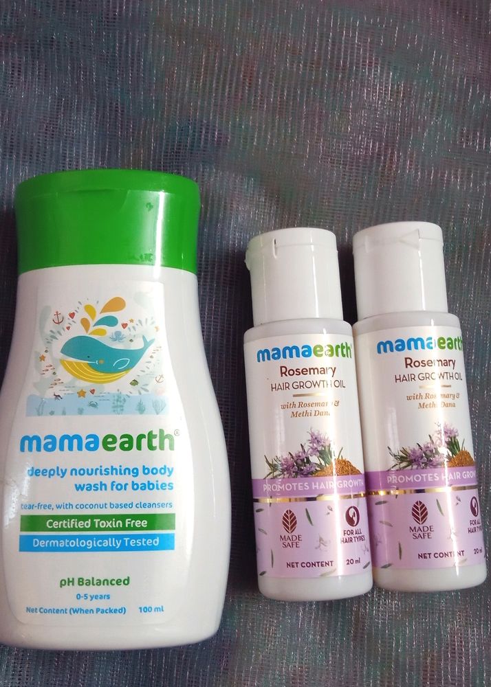 Mamaearth Combo Of Three Products🤩🤩🤩