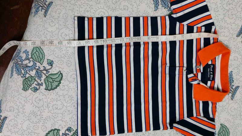 Striped Polo T-Shirt